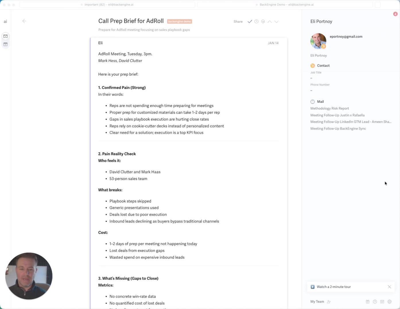 9:00 AM — Before the Meeting